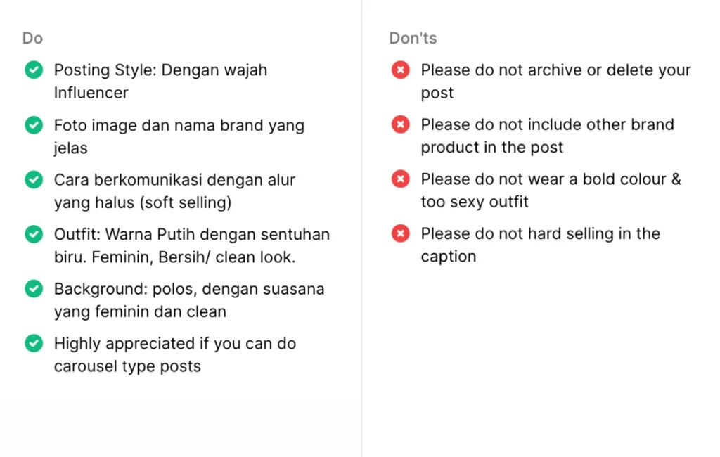 Dos and donts illustration and part of scope of work influencer campaign.
sow is the meaning
sow is the word
sow examples are
the meaning of sow is
sow rate is
what sow means is
the definition of sow is
the definition of sow is
sow stands for
the meaning of the word sow is
sow influencers are
sow endorse is
sow instagram is
sow influencer
sow endorsement
what is a sow influencer